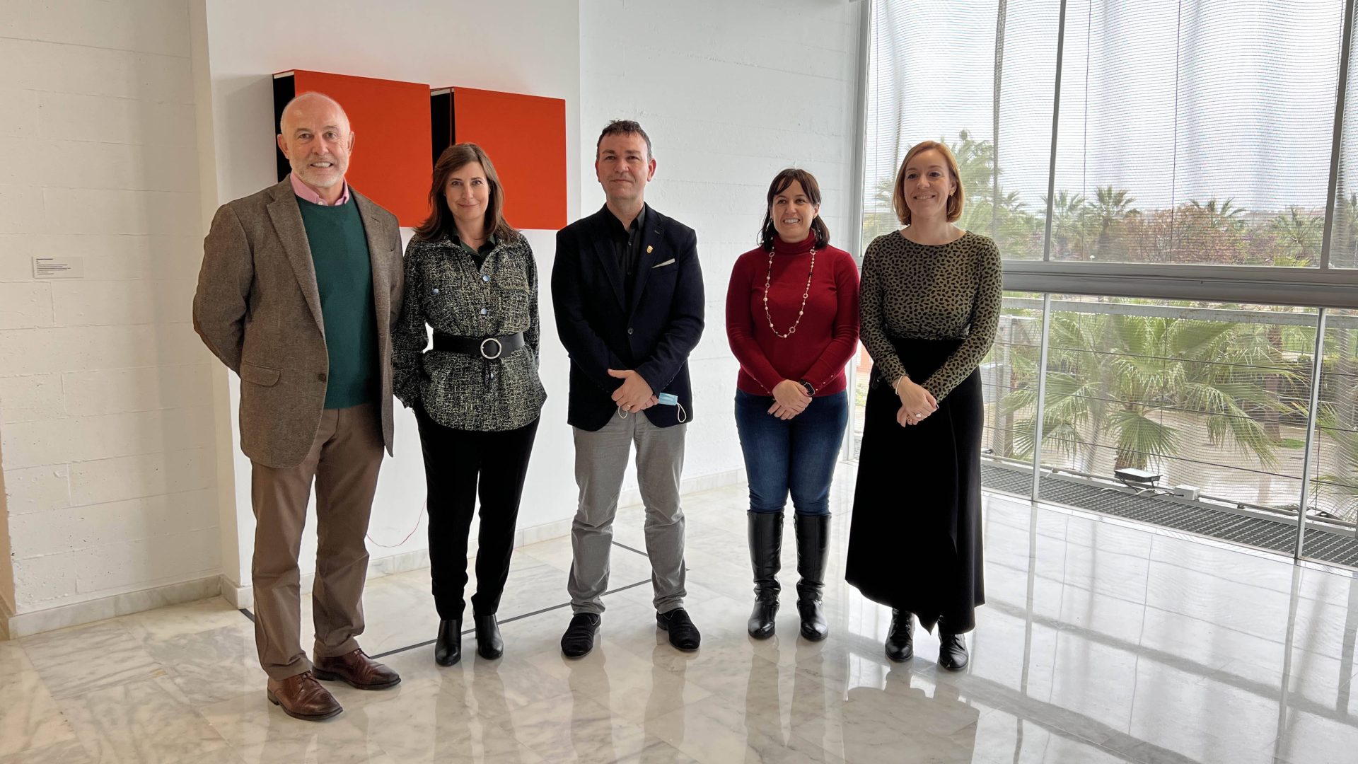 Enrique Fayos, Sandra Guimarães, Jesús Monzó, Lorena Silvent y Dolores Gimeno.
