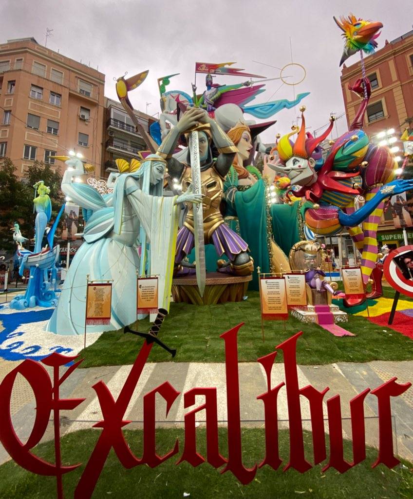 La falla Cuba-Literato Azorín, tercera de la Sección Especial de 2022.