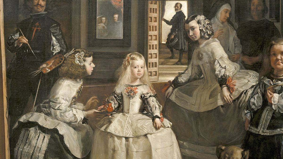 Detalle de «Las Meninas» de Velázquez