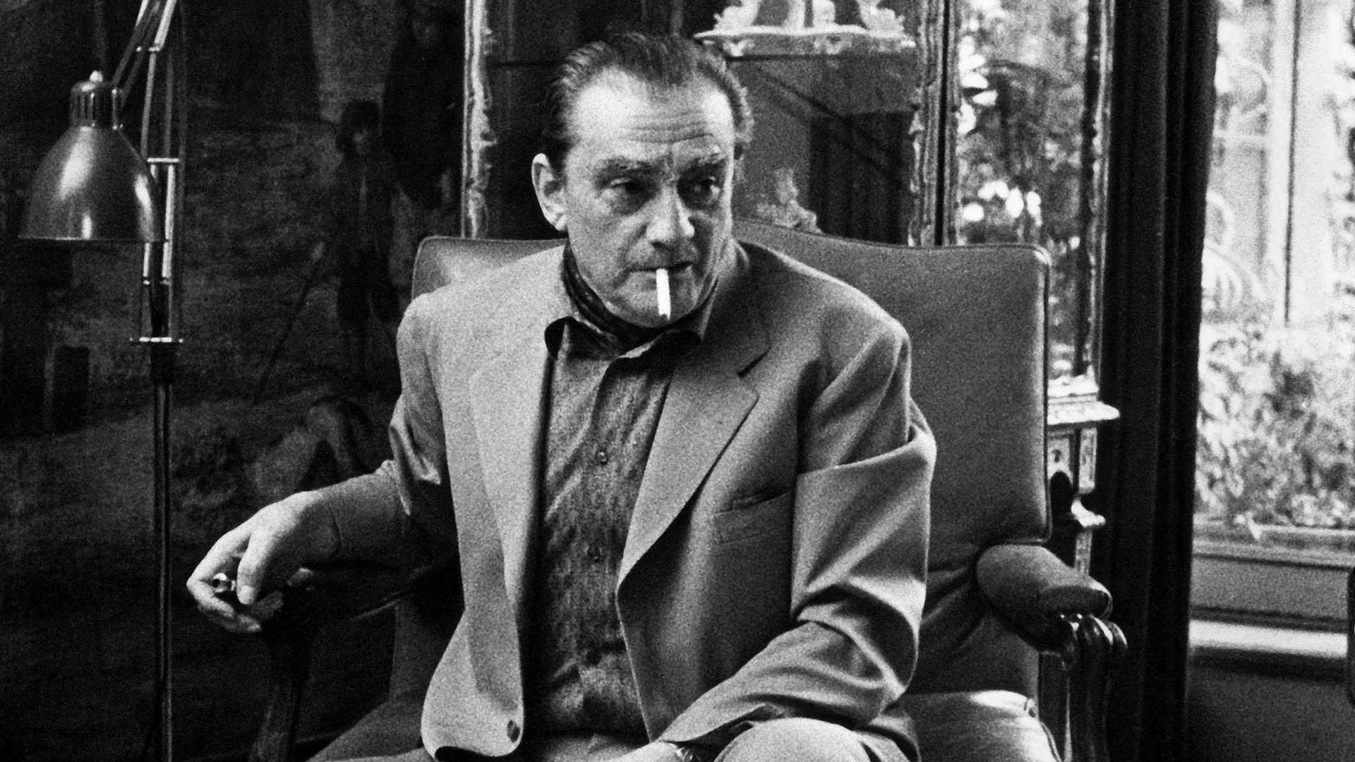 El director Luchino Visconti