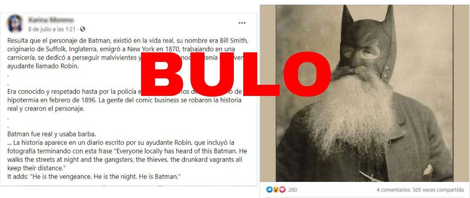 Bulo Batman Real Bill Smith Valencia City